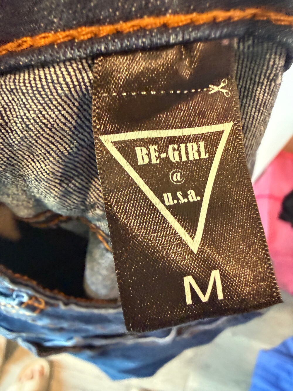 Be-Girl Denim Midi Skirt Size M - Picture 3 of 3